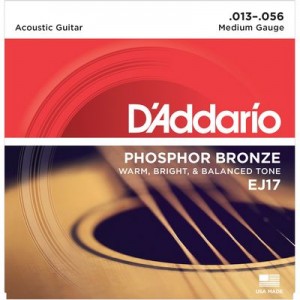 DAddario EJ17 Phosphor Bronze, Medium, 13-56