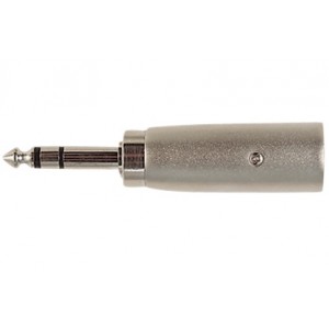 Electrovision 3 Pin XLR Male to 6.35 mm Stereo Plug Adaptor