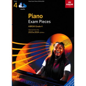 ABRSM Piano Exam Pieces 2023-2024 Book + Audio - Grade 4