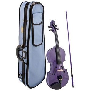 Stentor Harlequin Violin Outfit - 4/4 Purple