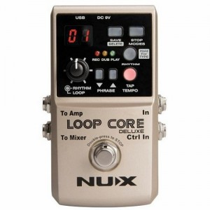 NUX Loop Core Deluxe 24 Bit Looper Pedal Bundle