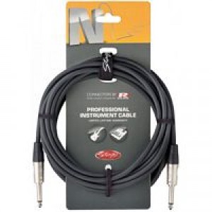Stagg NGC6R Instrument Cable 6m - Deluxe BLACK