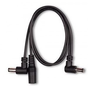 Mooer PDC-2A Daisy Chain Power Cable, Angled, for up to 2x Effects Pedals