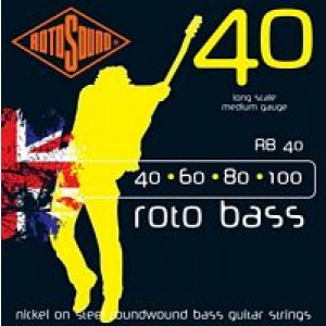 Rotosound RB40 Roto Bass 4-Strings, Nickel, 40-100
