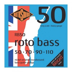 Rotosound RB50 Roto Bass 4-Strings, Nickel, 50-110