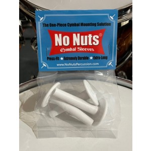 No Nuts Cymbal Sleeves - White (Pack of 3)