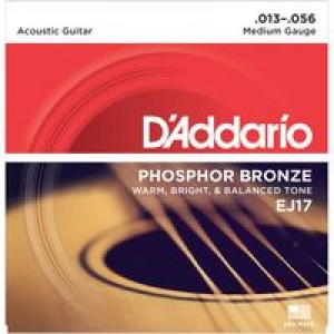 DAddario EJ17 Phosphor Bronze, Medium, 13-56