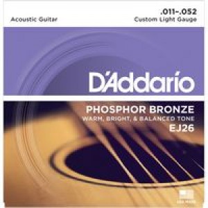DAddario EJ26 11-52 Custom Light Phosphor Bronze