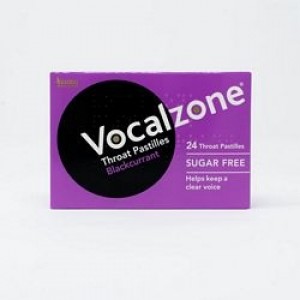 Vocalzone Throat Pastille - Blackcurrant 24 Pack