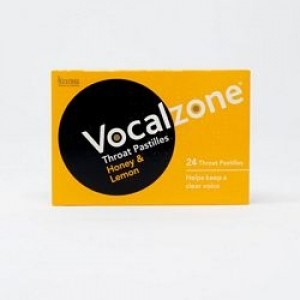Vocalzone Throat Pastille - Honey & Lemon 24 Pack