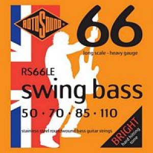 Rotosound RS66LE Stainless Steel Bass Guitar Strings, 50-110
