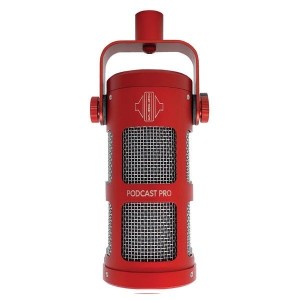 Sontronics Podcast Pro Microphone, Red