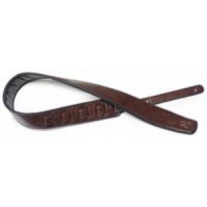 Stagg Padded Leather Style Strap Brown